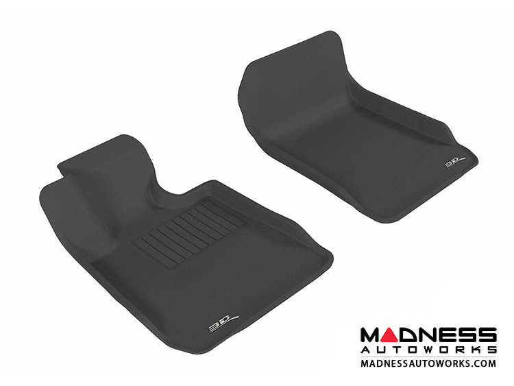BMW 3 Series Sedan (E90)/ (E92) Floor Mats (Set of 2) Front Black
